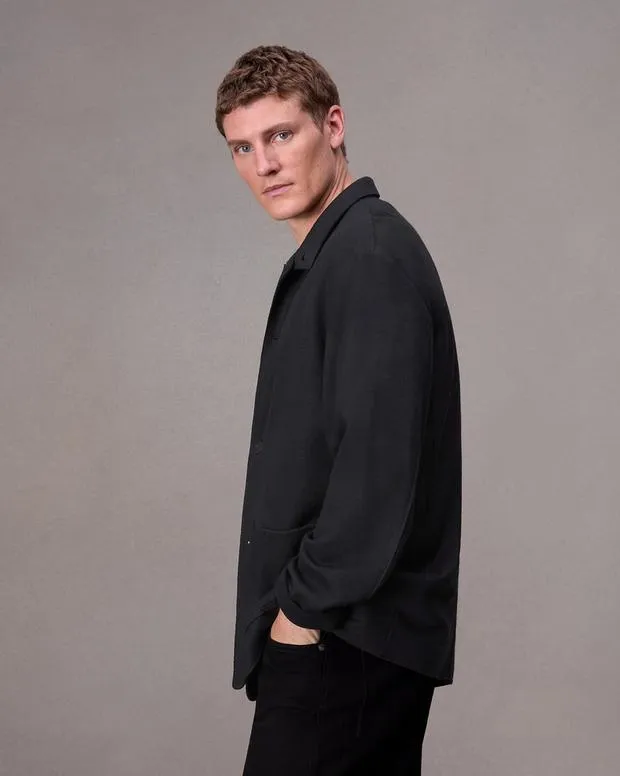Blazers Men Rag and Bone Gramercy Wool Blazer Black
