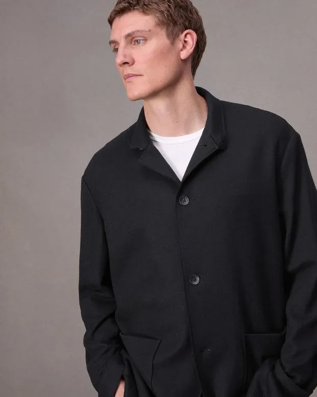 Blazers Men Rag and Bone Gramercy Wool Blazer Black