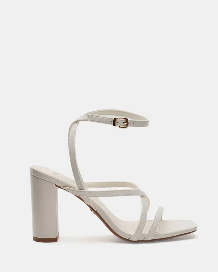 Block Heels NOVO Shoes Women NARA WHITE Block Heels