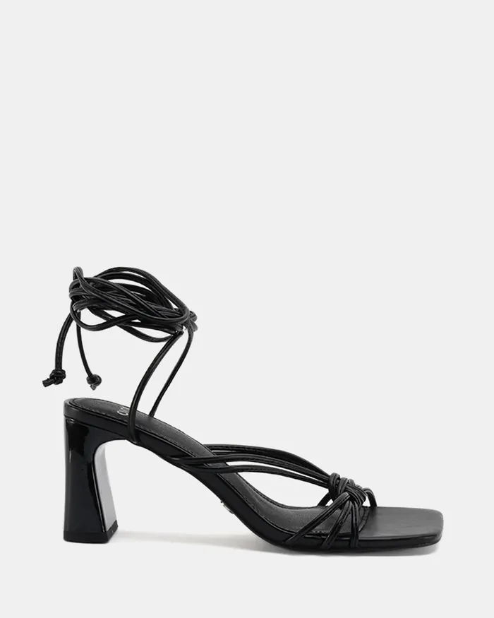 Block Heels Women NOVO Shoes URIJAH BLACK Block Heels