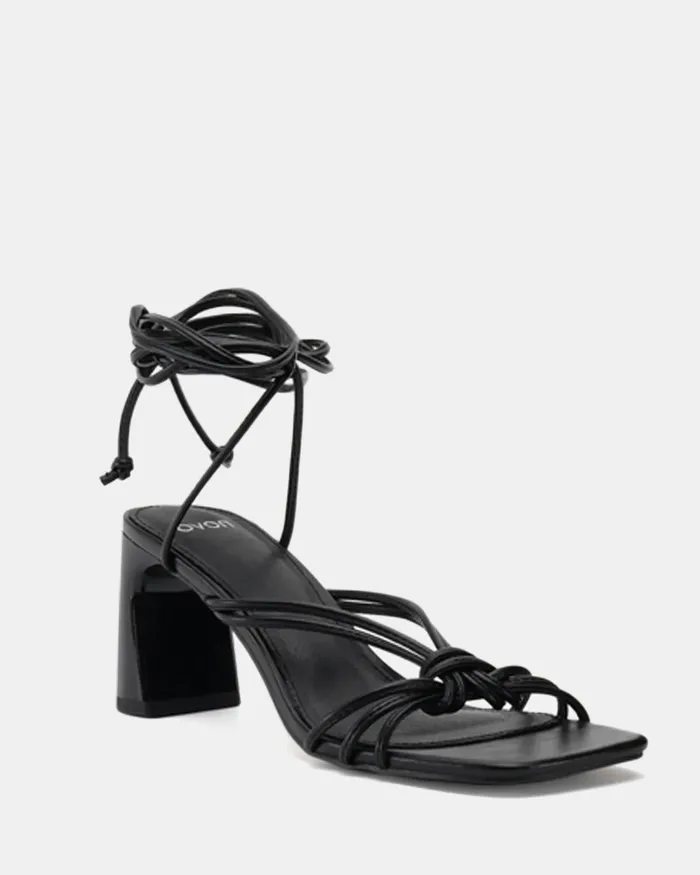 Block Heels Women NOVO Shoes URIJAH BLACK Block Heels