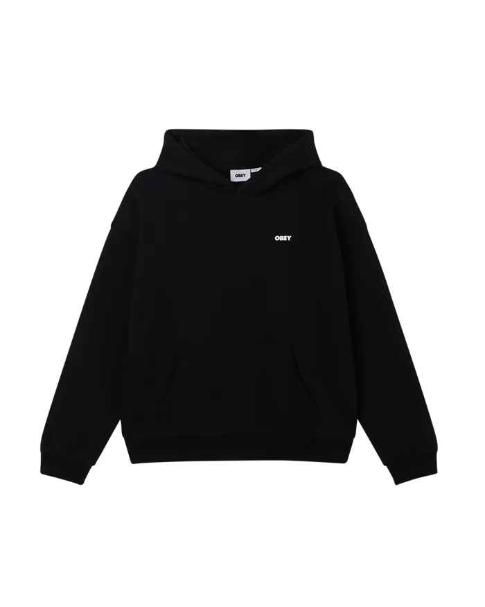 BOLD ICON PULLOVER Black SWEATSHIRTS OBEY Clothing Men