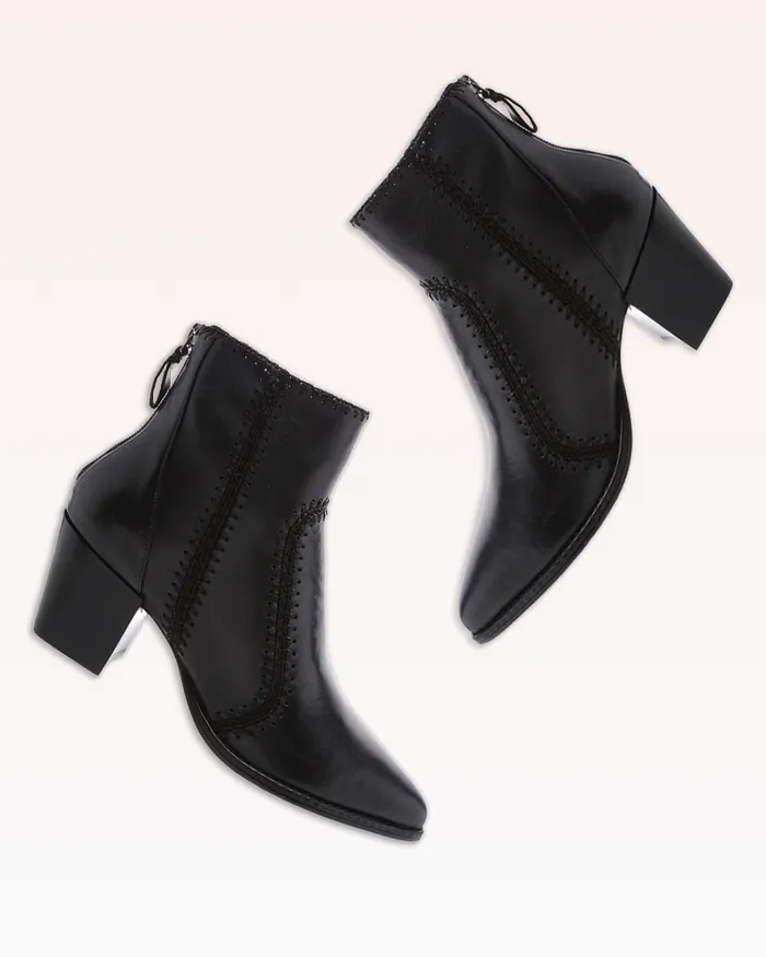 Boots Women Alexandre Birman Black Booties 8211 Benta Low Heel Ankle Bootie 8211 Designer Booties Alexandre Birman Black