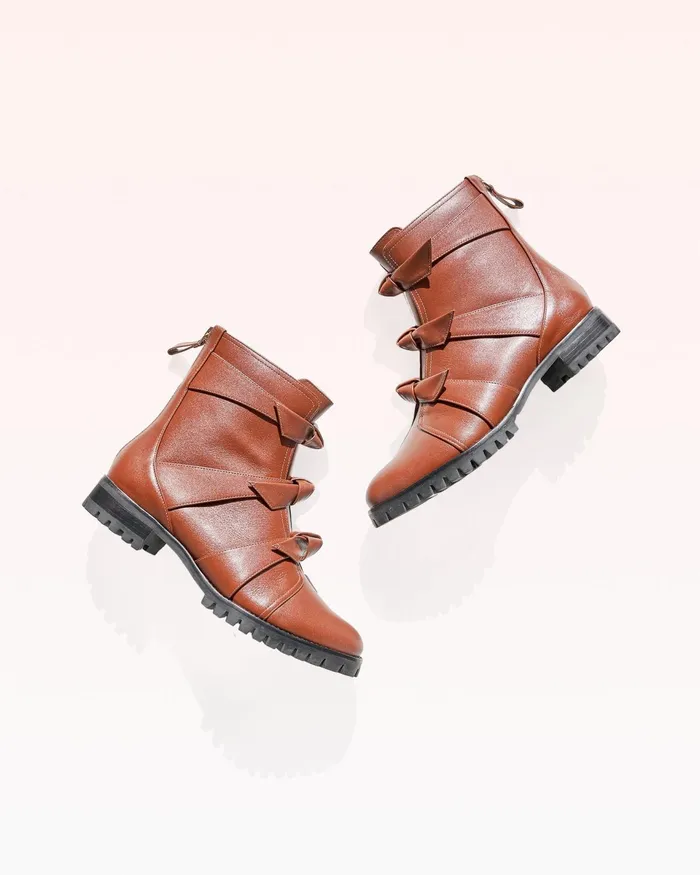 Boots Women Alexandre Birman Lolita Waterproof Bootie Rum 8211 Waterproof Boots 8211 Designer Boots On Sale Rum