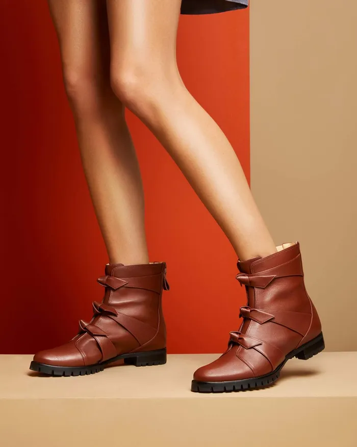 Boots Women Alexandre Birman Lolita Waterproof Bootie Rum 8211 Waterproof Boots 8211 Designer Boots On Sale Rum