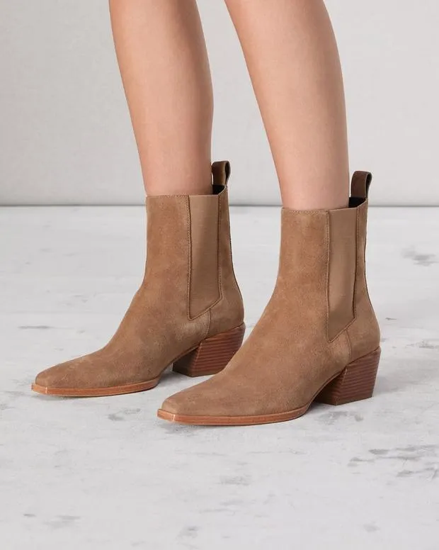 Boots Women Rag and Bone Joni Chelsea Boot Camel Suede