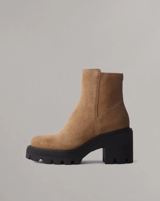 Boots Women Rag and Bone Quinn Chelsea Boot Camel Suede