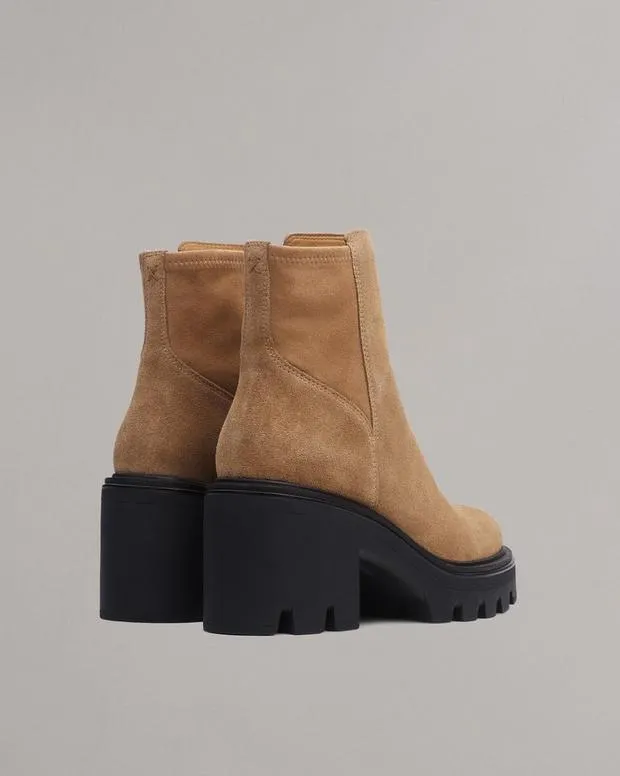 Boots Women Rag and Bone Quinn Chelsea Boot Camel Suede
