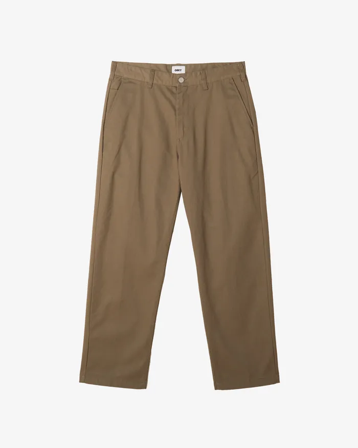 BOTTOMS HARDWORK WORK PANT Smokey Olive 8211 OBEY Clothing Men