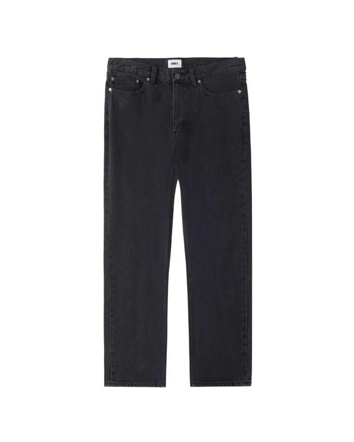 BOTTOMS Men BENDER DENIM Faded Black OBEY Clothing