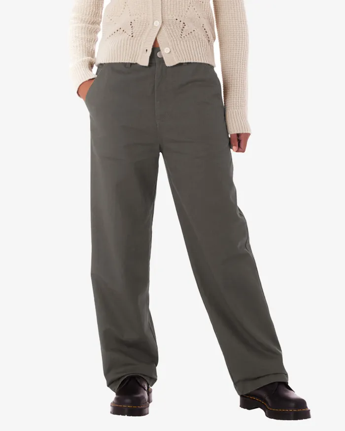 BOTTOMS OBEY Clothing Women BRIGHTON CARPENTER PANT Twig