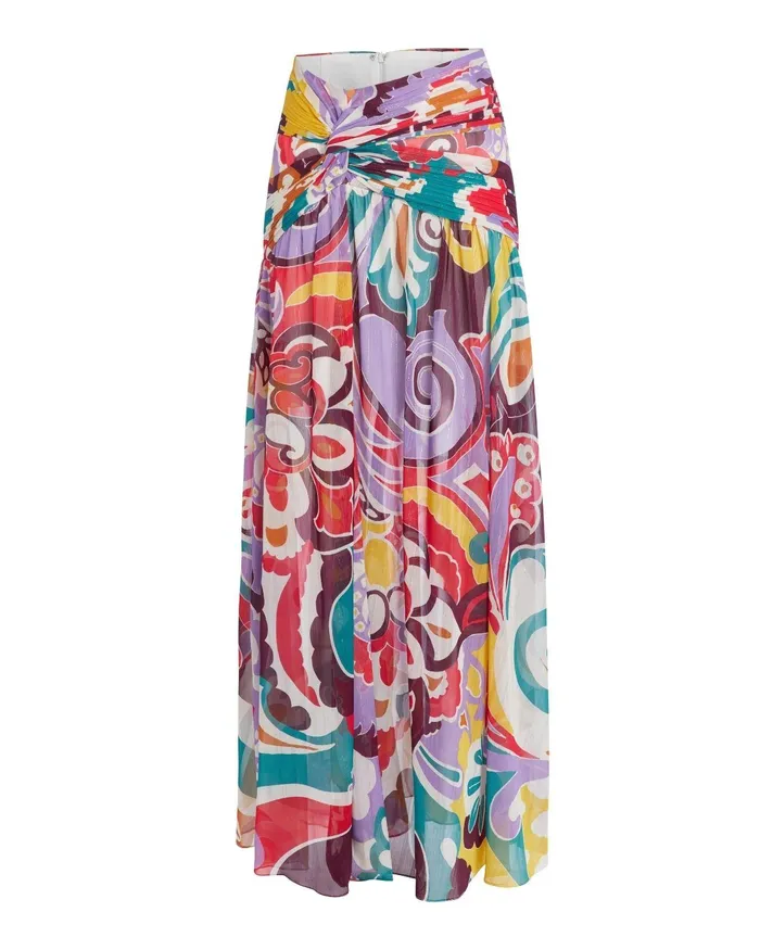 Bottoms Women PatBO Daydreamer High Slit Maxi Skirt