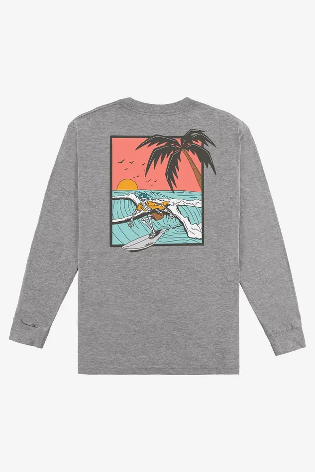BOY039S DAYS END LONG SLEEVE TEE Heather Grey Kids O039NEILL Boy039S Clothing BOY039S DAYS END LONG SLEEVE TEE Heather Grey Kids O039NEILL Boy039S Clothing