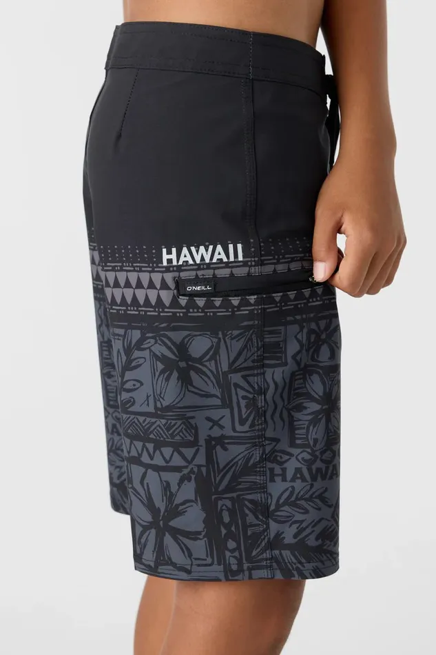 BOY039S HYPERFREAK HEAT HAWAII 17034 BOARDSHORTS Graphite Kids O039NEILL Boy039S Clothing