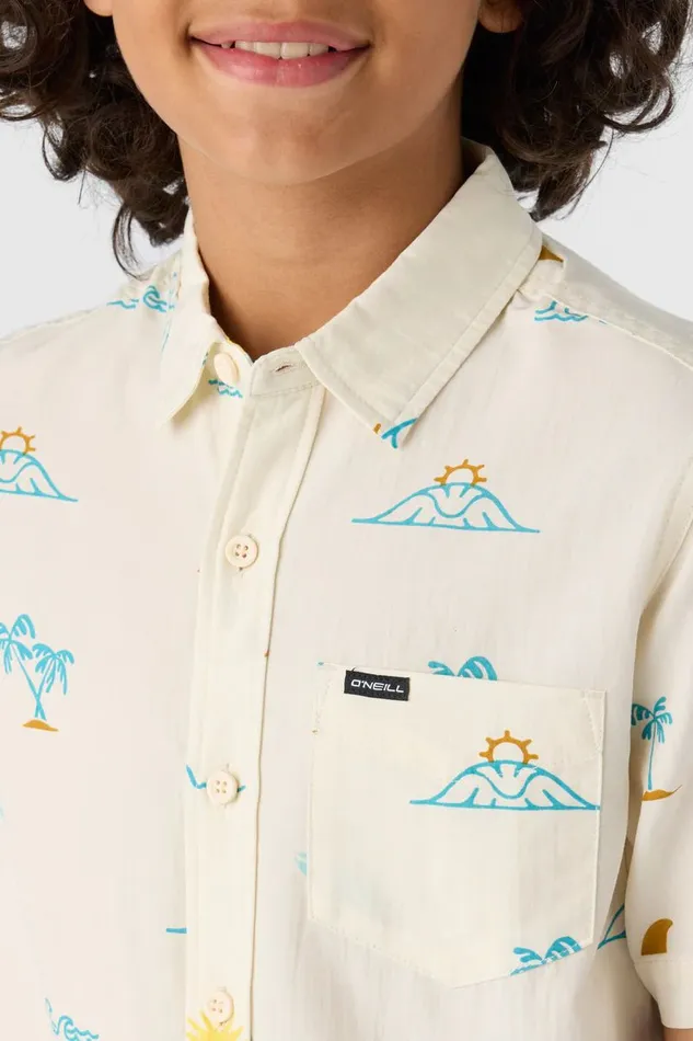 BOY039S OASIS ECO SHIRT Cream2 Kids O039NEILL Boy039S Clothing