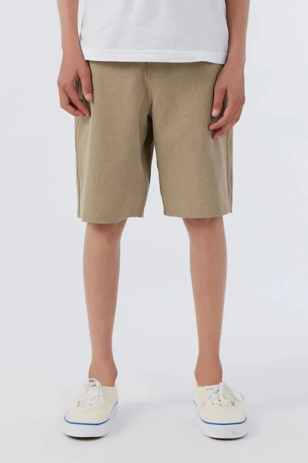 BOY039S RESERVE HEATHER 18034 HYBRID SHORTS Khaki Kids O039NEILL Boy039S Clothing