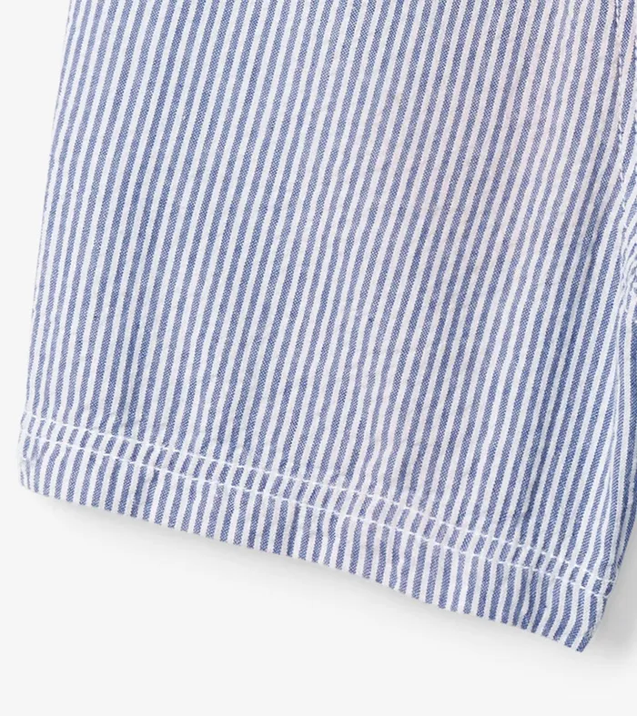 Boys Blue Stripes Woven Shorts Hatley