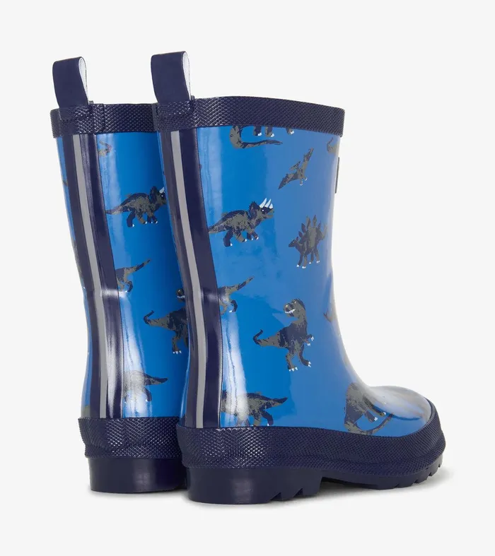 Boys Dinosaur Shiny Rain Boots Hatley