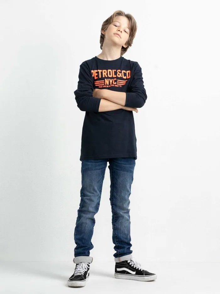 Boys Jeans Petrol Industries Jackson SlimFit Jeans Dark Stone