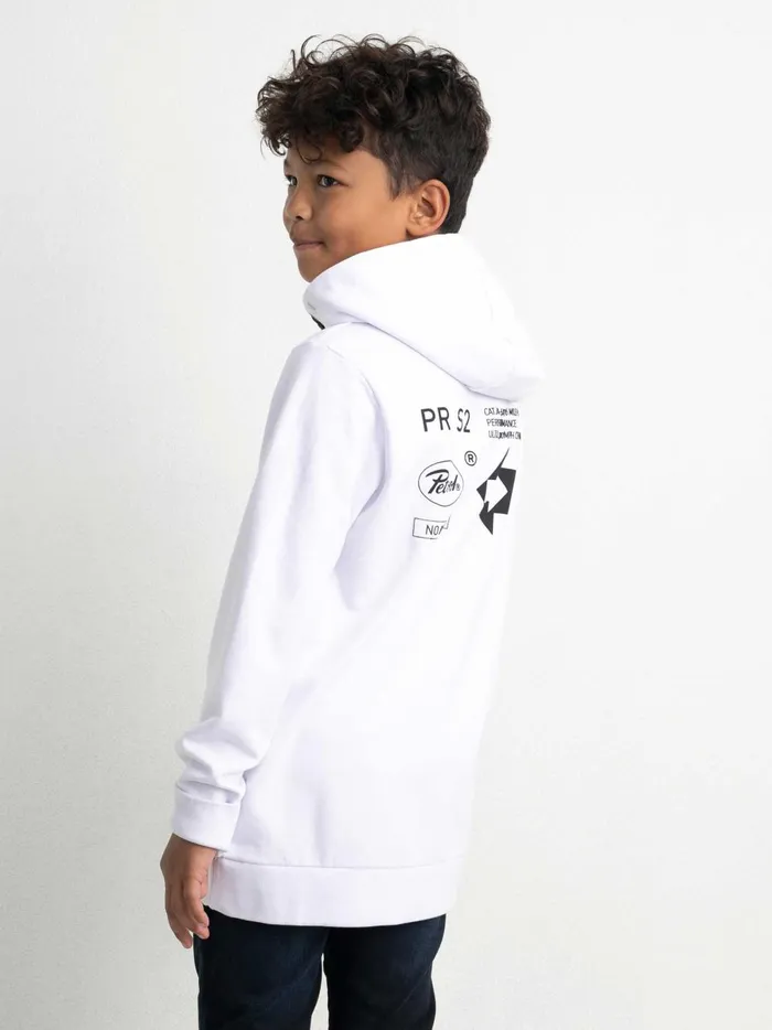 Boys Knits and Sweats Petrol Industries Comfortable Hoodie Bright White