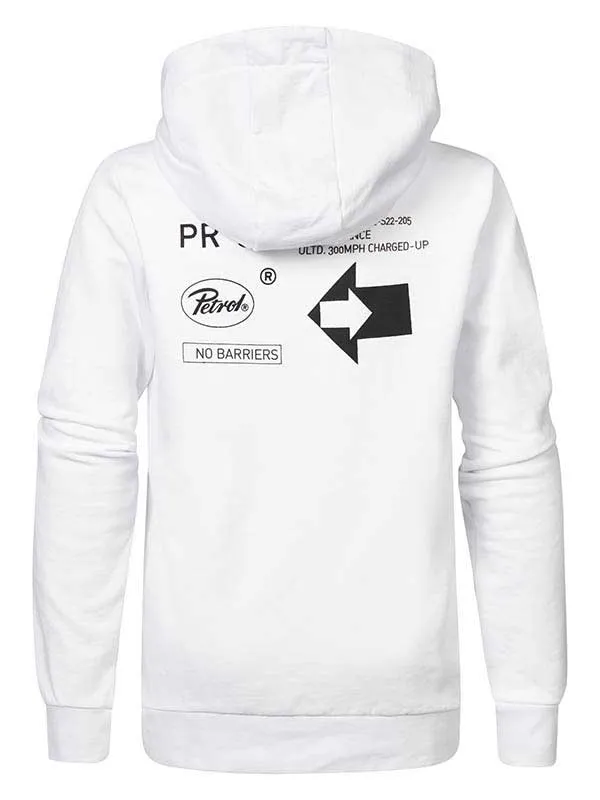 Boys Knits and Sweats Petrol Industries Comfortable Hoodie Bright White