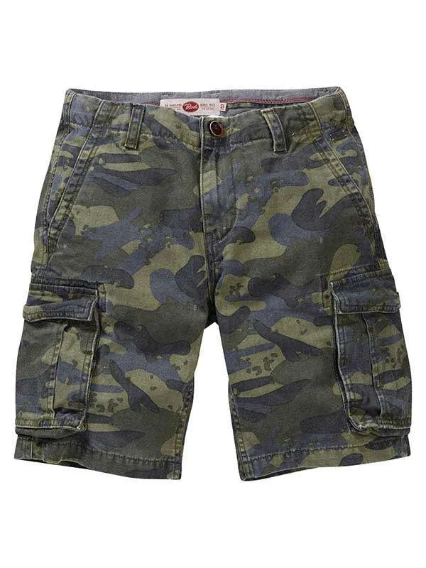Boys Shorts Petrol Industries AllOver Printed Cargo Shorts Dusty Army