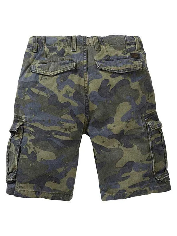 Boys Shorts Petrol Industries AllOver Printed Cargo Shorts Dusty Army