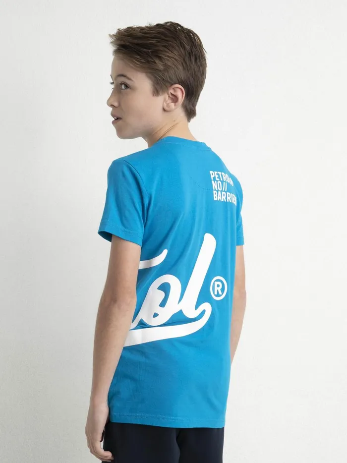 Boys TShirts Petrol Industries Artwork TShirt Bluebird