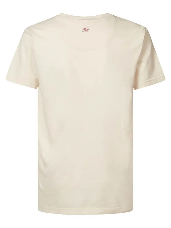 Boys TShirts Petrol Industries Artwork TShirt Sky White