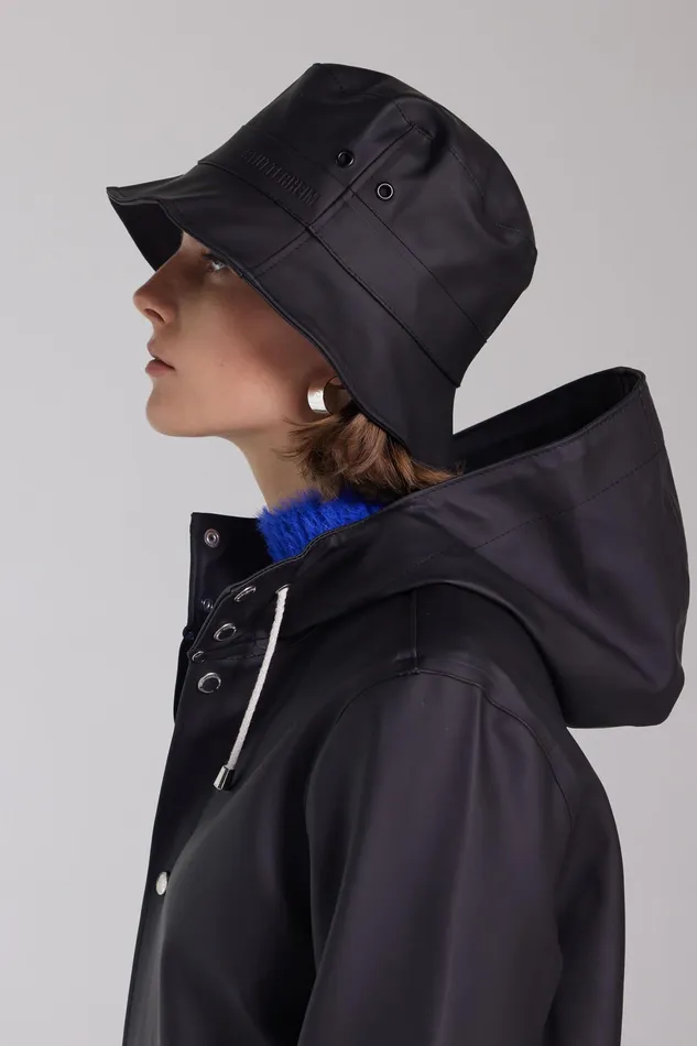 Bucket Hats Women Stutterheim Beckholmen Bucket Hat Black
