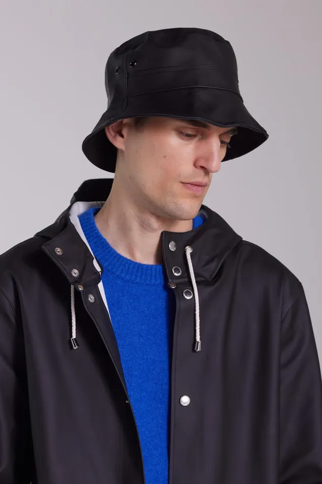 Bucket Hats Women Stutterheim Beckholmen Bucket Hat Black
