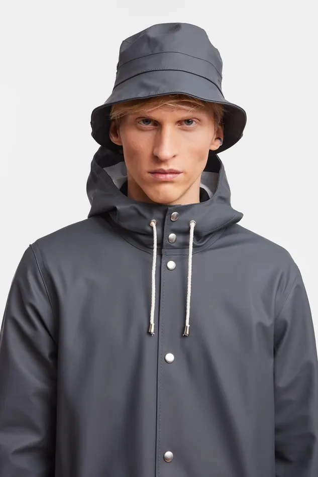 Bucket Hats Women Stutterheim Beckholmen Bucket Hat Charcoal