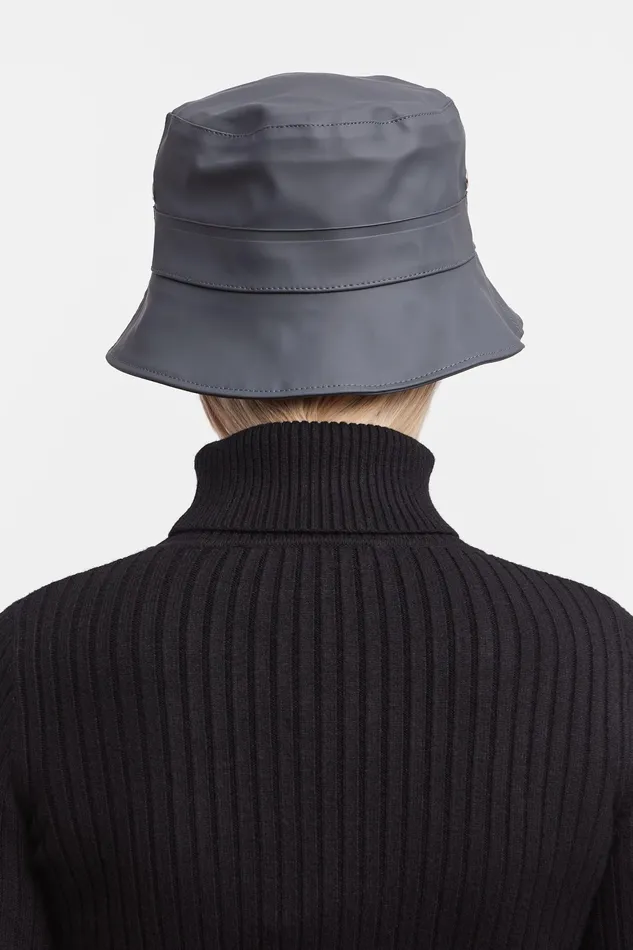 Bucket Hats Women Stutterheim Beckholmen Bucket Hat Charcoal