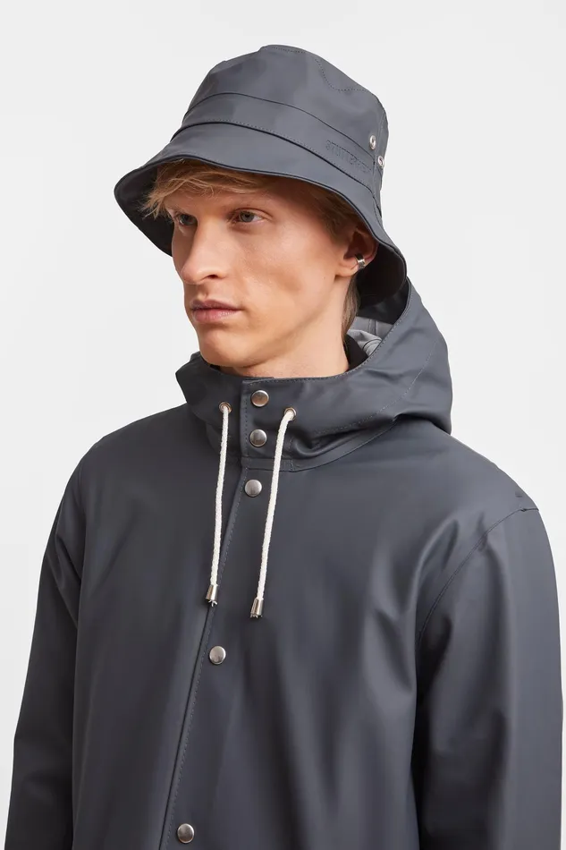Bucket Hats Women Stutterheim Beckholmen Bucket Hat Charcoal