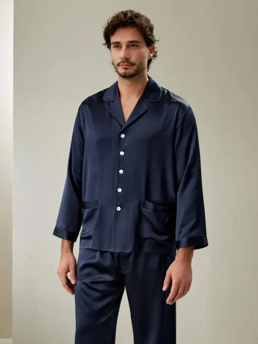 Buy Mens Silk Pajamas Comfy Jammies Best Quality Men Lilysilk Pajamas