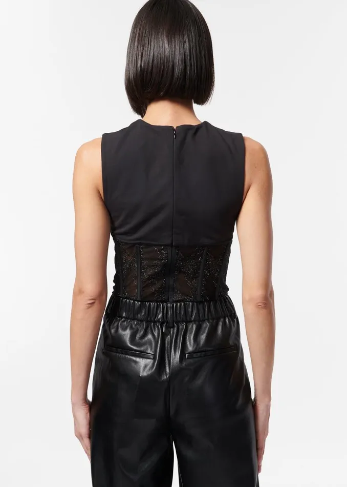 CAMI NYC Bodysuits Women Yazia Bodysuit Black