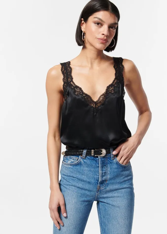CAMI NYC Camisoles Women Fernanda Cami Black