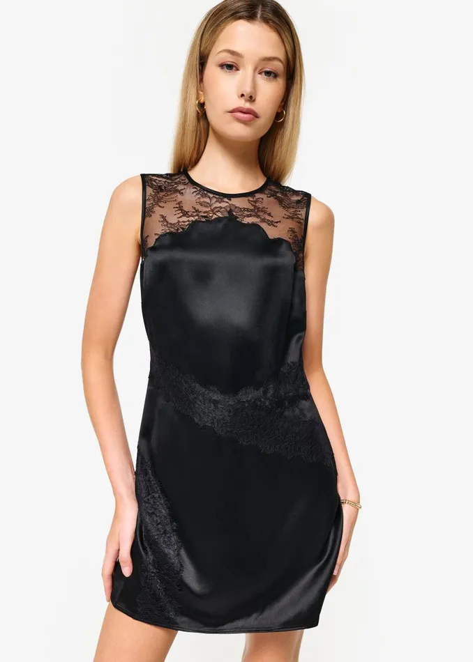 CAMI NYC Dresses Women Farrah Mini Dress Black