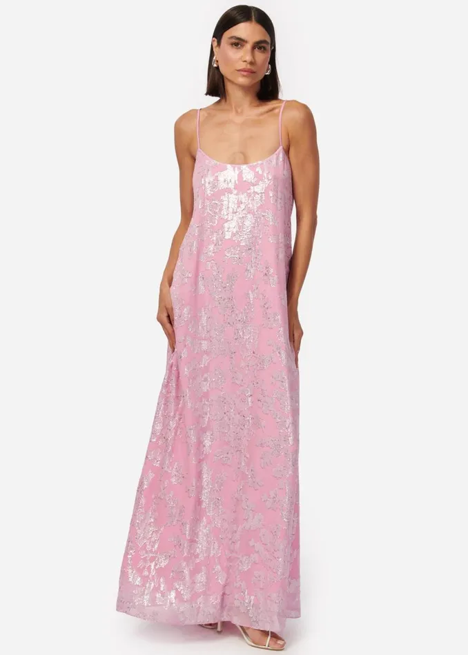 CAMI NYC Dresses Women Luz Metallic Dress Metallic Fondant