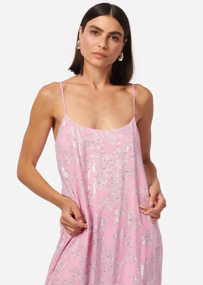 CAMI NYC Dresses Women Luz Metallic Dress Metallic Fondant