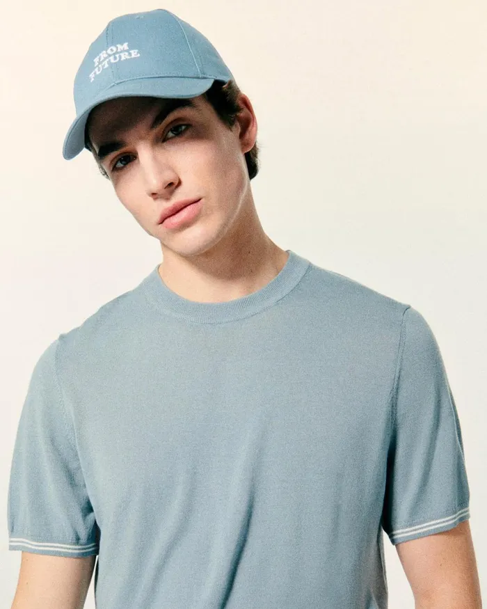 Caps From Future From Future Curved Visor Cap Grey Blue
