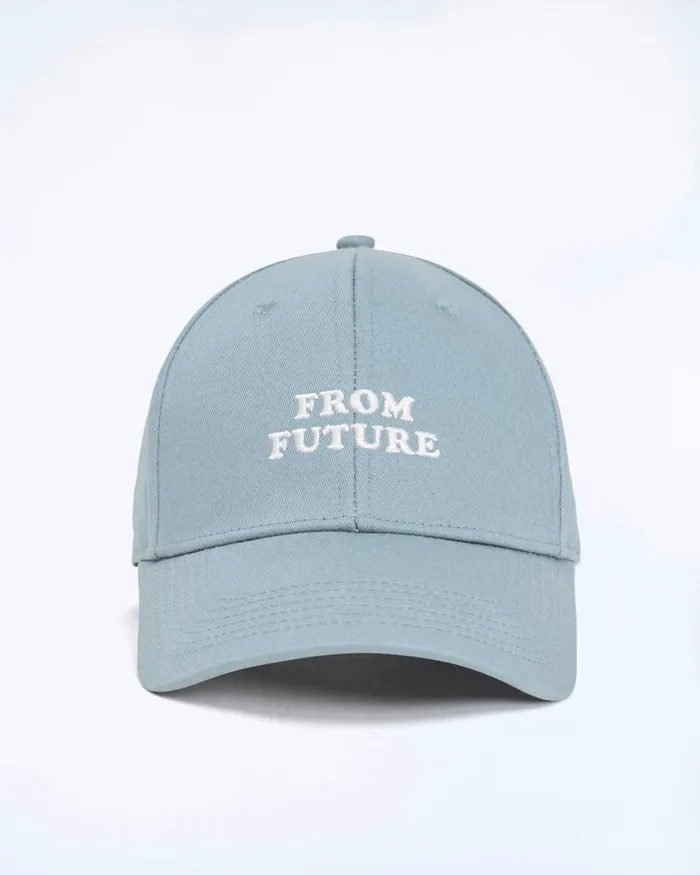Caps From Future From Future Curved Visor Cap Grey Blue