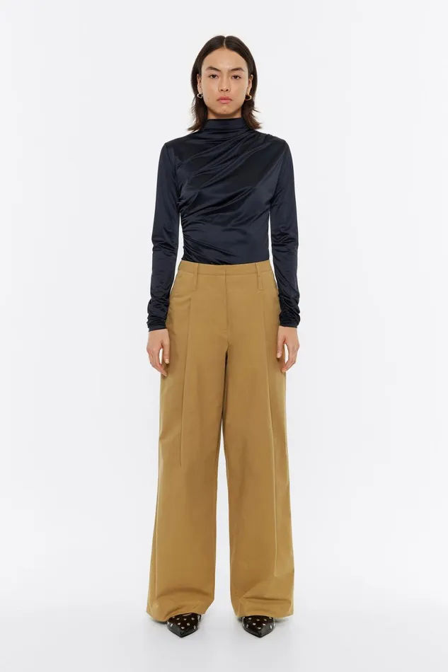 Caramel Trousers With Darts Caramel Women Bimba Y Lola Trousers