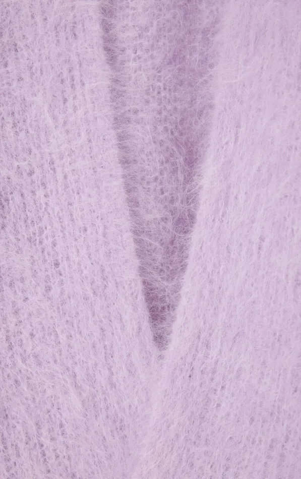 Cardigan Bymi Lilac Women American Vintage Jumpers and Cardigans Cardigan Bymi Lilac Women American Vintage Jumpers and Cardigans