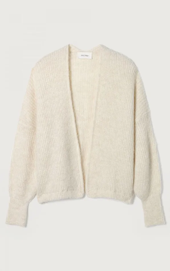 Cardigan East Melange Pearl Women American Vintage Jumpers and Cardigans Cardigan East Melange Pearl Women American Vintage Jumpers and Cardigans