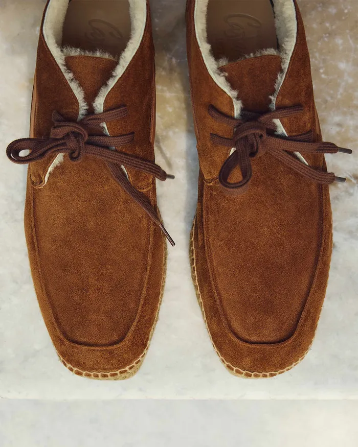 Castaer Bergamo Cosy T186 Cuero Men Flat Shoes