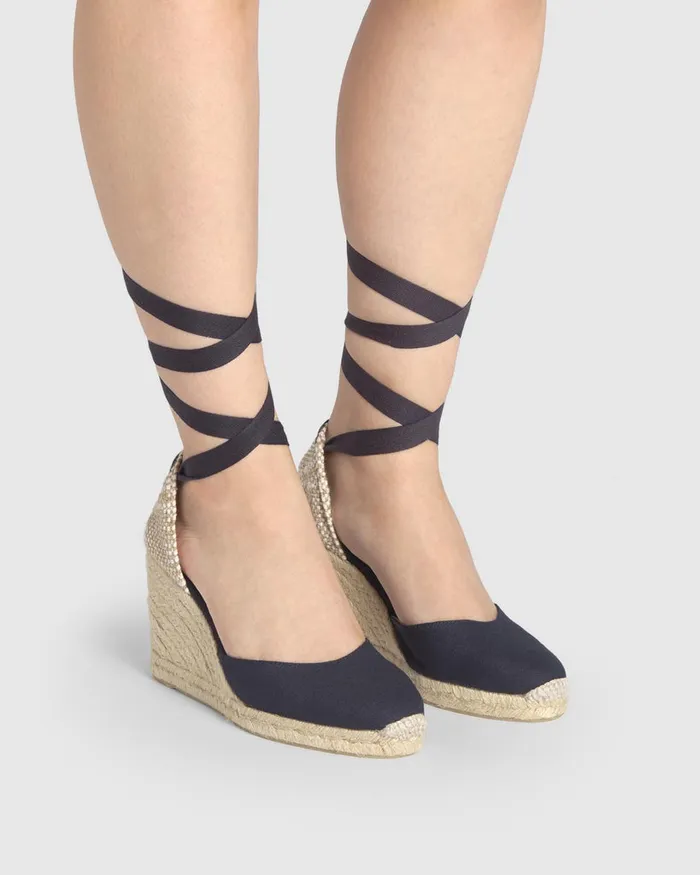 Castaer Carina8001 Azul Marino Women Wedges
