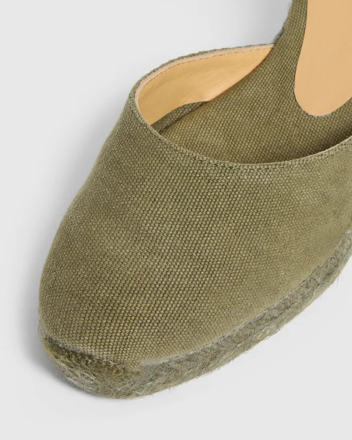 Castaer Carol C3002 Olive Women Wedges