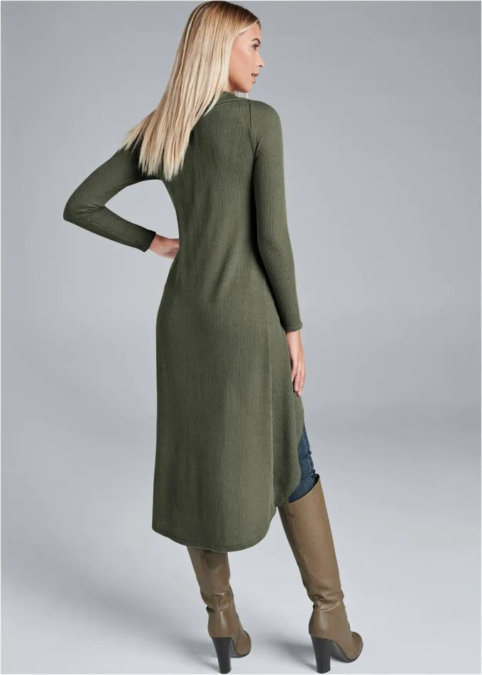 Casual Highlow Top Olive Women VENUS Tops