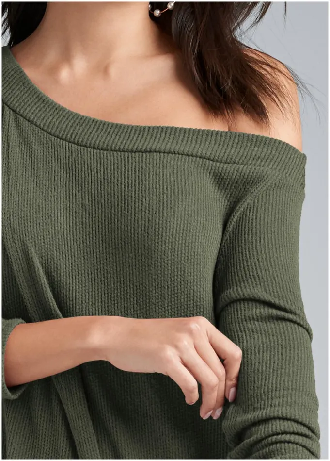 Casual Highlow Top Olive Women VENUS Tops
